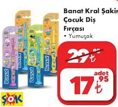 BANAT KRAL SAKİR ÇOCUK DİŞ FIRÇASI BANAT KRAL SAKİR ÇOCUK DİŞ FIRÇASI